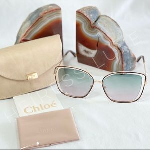 Chloe - 60mm Halo Frame Sunglasses